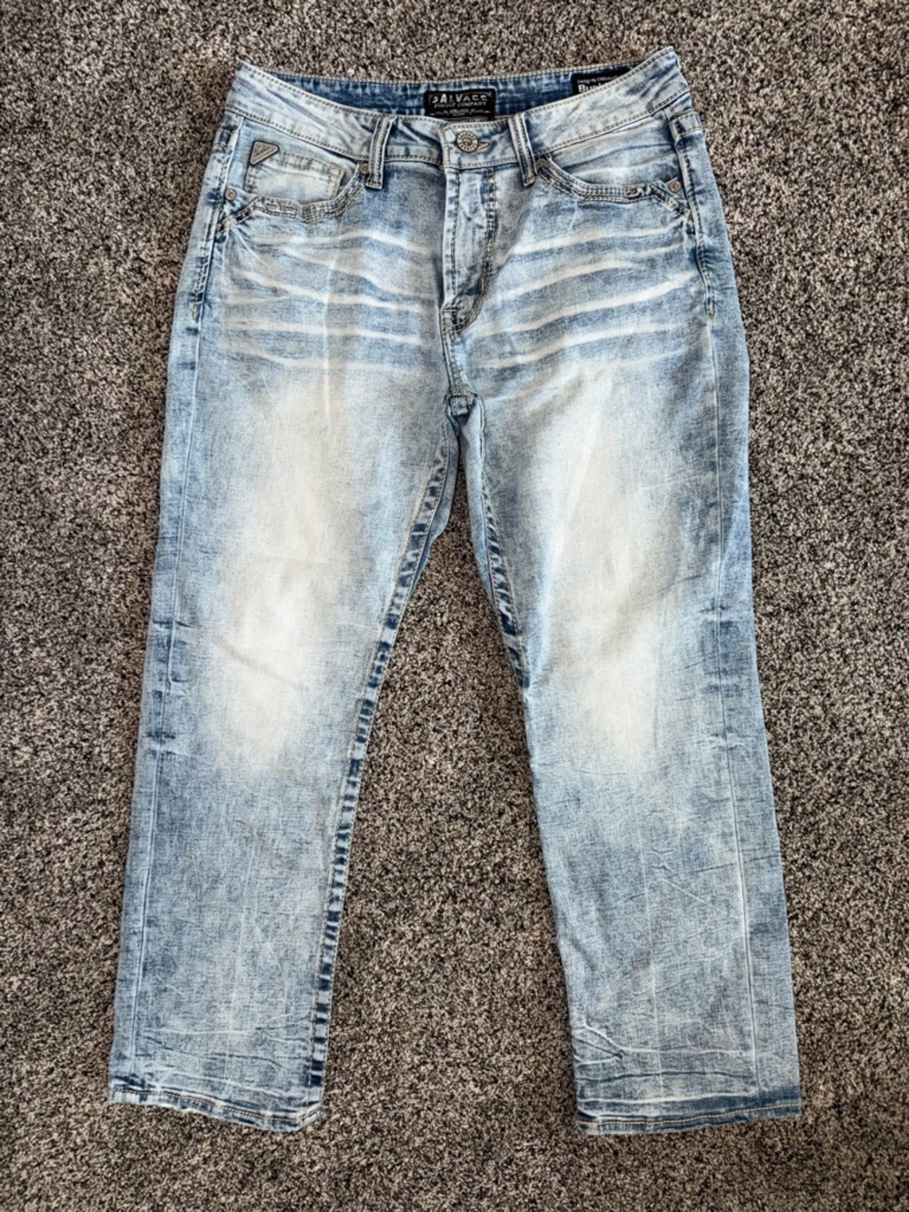 Salvage Light Wash Men’s Jeans - Blue Denim